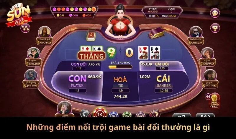 Những điểm nổi trội game bài đổi thưởng là gì?