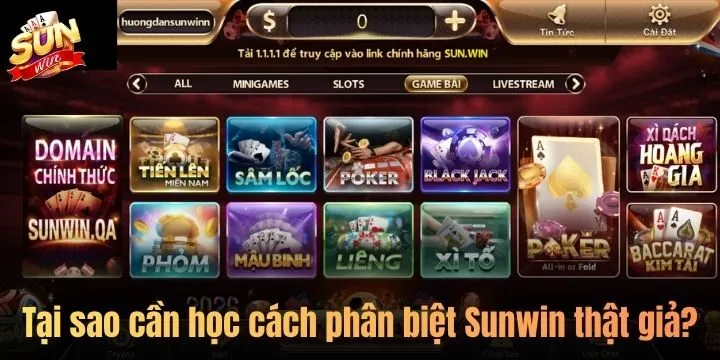 Tại sao Sunwin giả mạo xuất hiện ngày càng nhiều? 