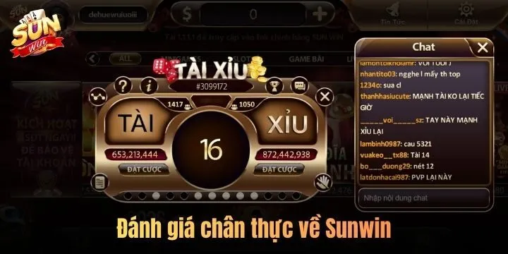 Nhìn nhận Sunwin khách quan qua đánh giá từ người chơi