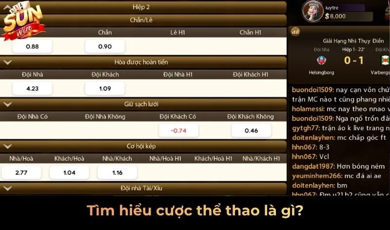 Tìm hiểu cược thể thao là gì?