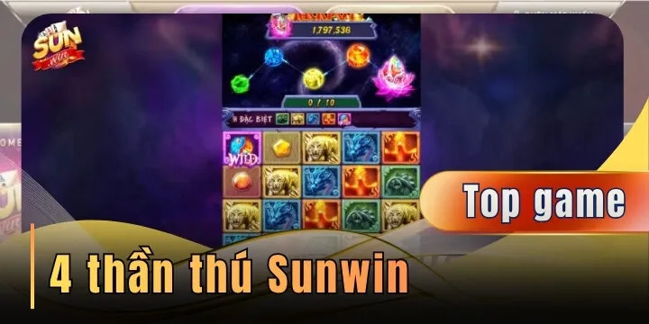 4 thần thú Sunwin Sunwin – Siêu phẩm nổ hũ mở ra bí mật thái cực đại ngàn