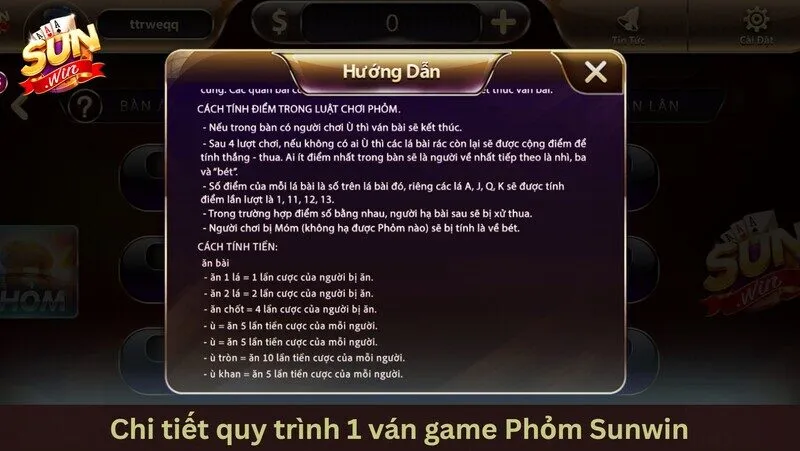 Chi tiết về quy trình một ván Phỏm Sunwin diễn ra