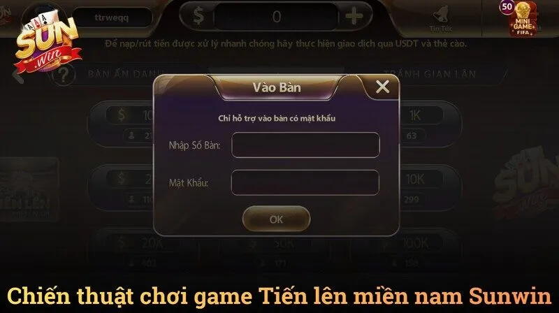 Chiến thuật quản lý vốn dựa trên sảnh chờ Sunwin