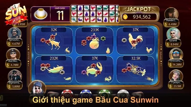 Giới thiệu sơ lược về game Bầu cua Sunwin