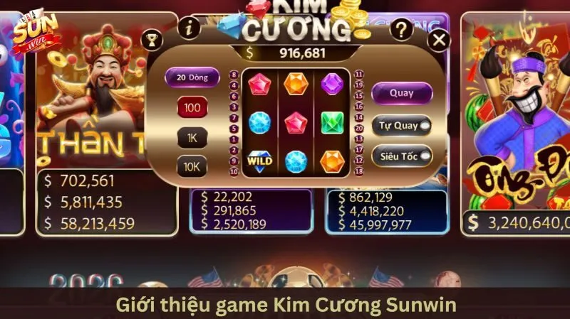 Tìm hiểu về mini game Kim cương Sunwin