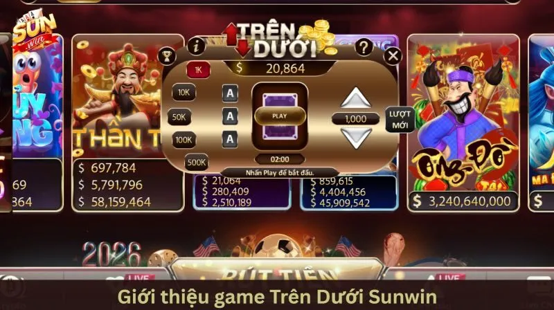 Tổng quan về tựa game Trên dưới Sunwin