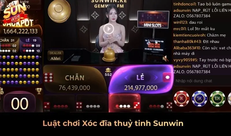 Giới thiệu Xóc đĩa thuỷ tinh Sunwin