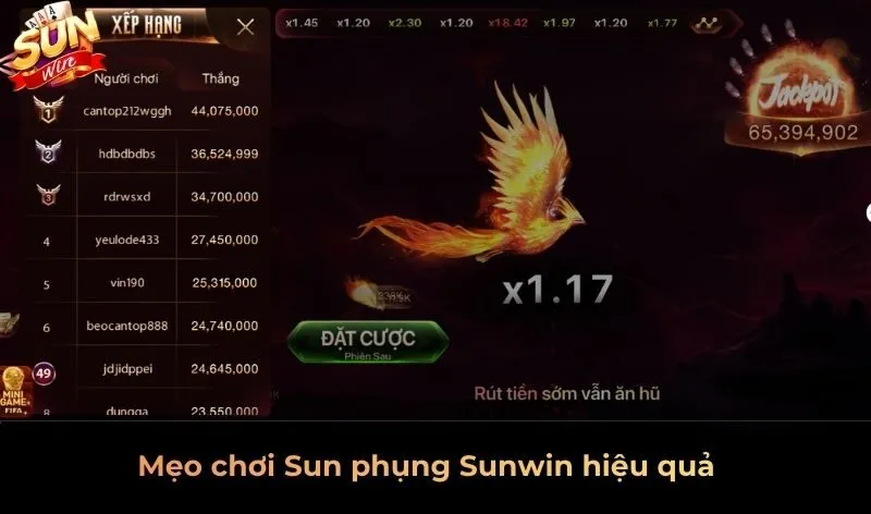 Mẹo chơi Sun phụng Sunwin hiệu quả
