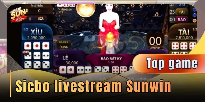 Sicbo livestream Sunwin – Nghệ thuật đổ xí ngầu trực tuyến đẳng cấp quốc tế