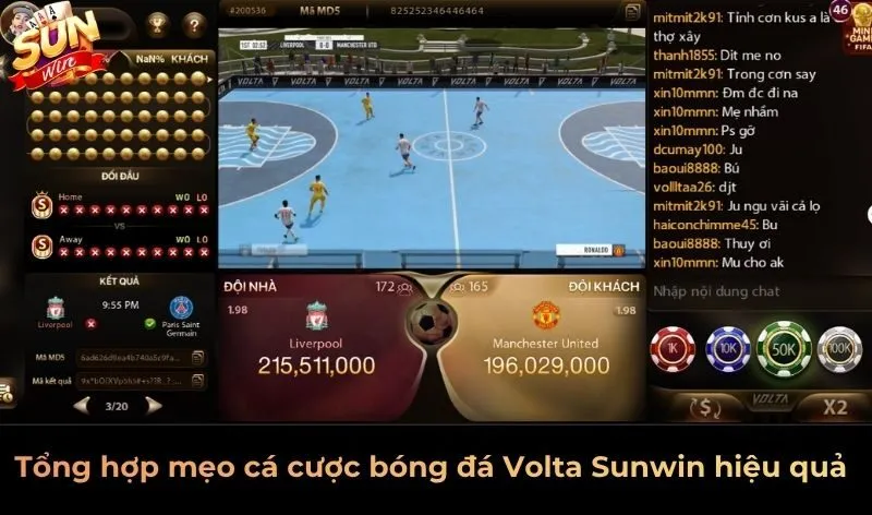 Tổng hợp mẹo cá cược bóng đá Volta Sunwin hiệu quả