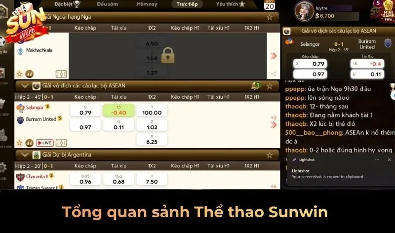 Tổng quan sảnh Thể thao Sunwin